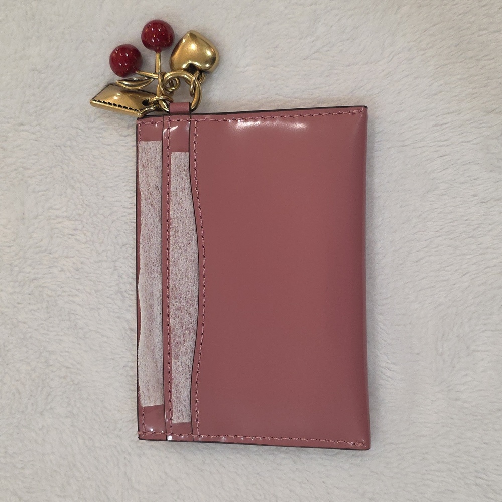 Essential Card Case In Spazzolato Leather With Charms - Picture 3 of 4
